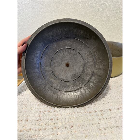 Vintage CLUB Yellow Gold Cast Aluminum 7 Quart Dutch Oven Stock Pot With Lid - Picture 4 of 7